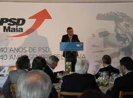 José Matos Rosa. Comemoração Aniversário PSD na Maia