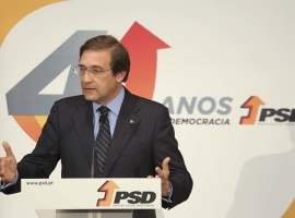 Pedro Passos Coelho na comemoração do aniversário do partido, Distrital de Leiria